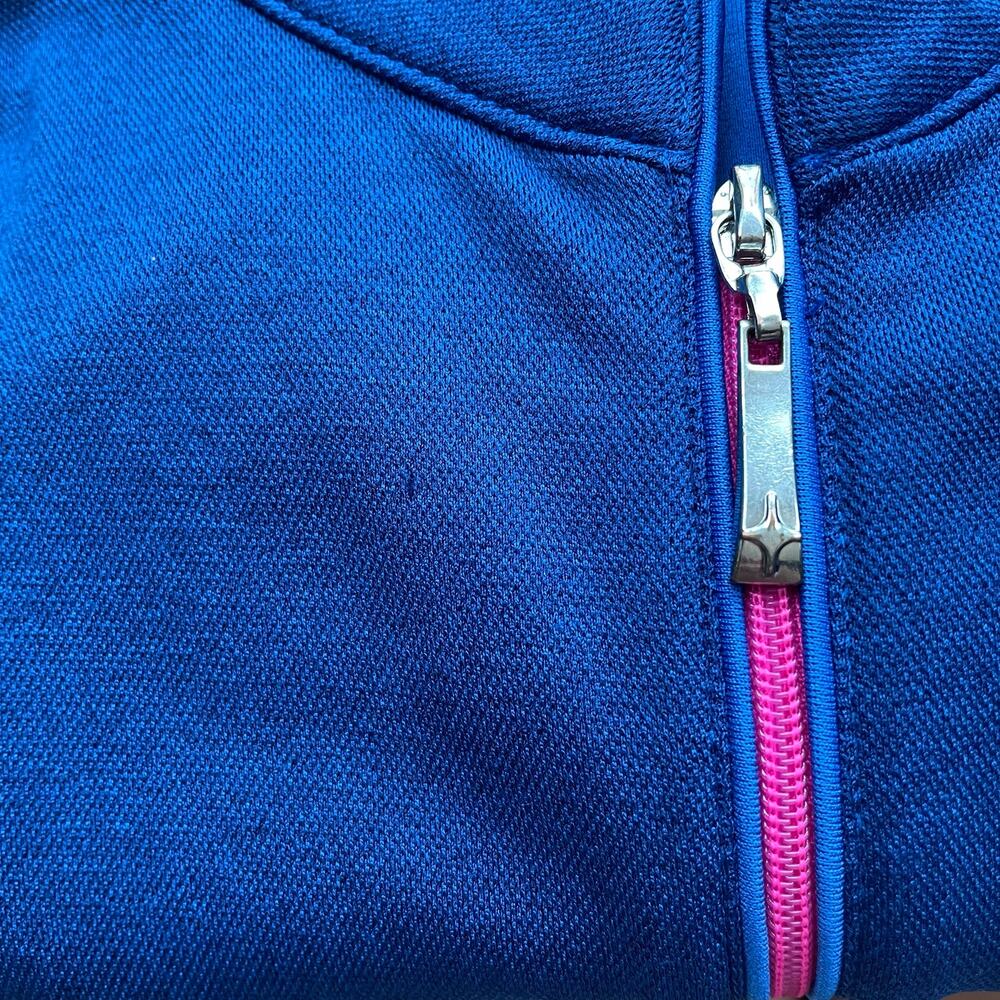 JoFit Golf Pullover Women Large Blue Quarter Zip Athletic Tennis Performance Top - Picture 11 of 11